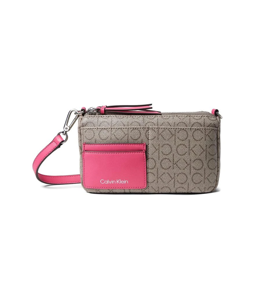 商品Calvin Klein|Jana Signature Convertible Crossbody/Belt Bag,价格¥660,第1张图片