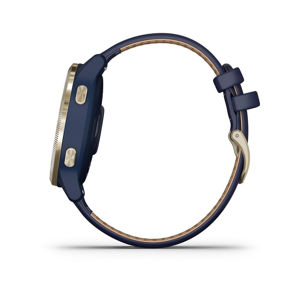 Unisex vivoactive 4, Legacy Hero, Captain Marvel Blue Leather Strap 40mm商品第3张图片规格展示