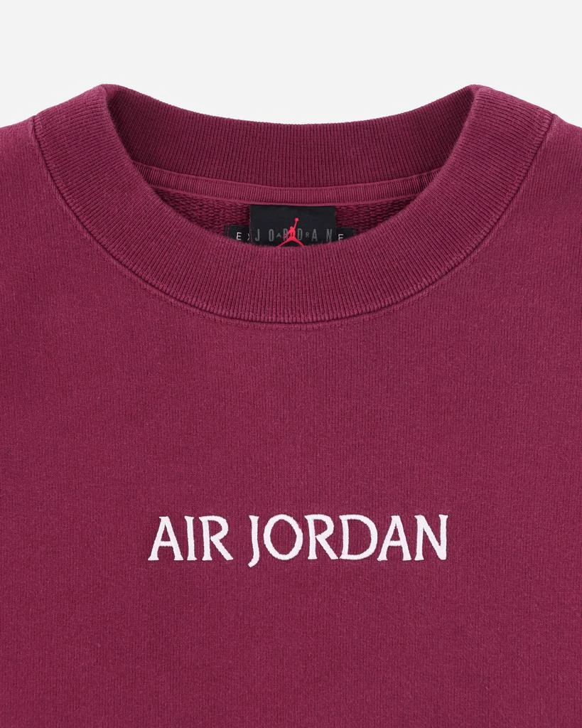 商品Jordan|WMNS Wordmark Fleece Crewneck Sweatshirt Red,价格¥604,第3张图片详细描述