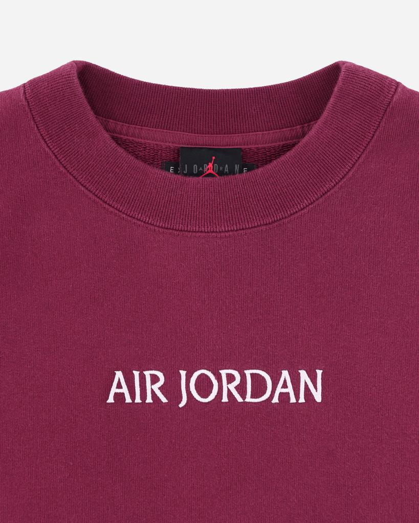 商品Jordan|WMNS Wordmark Fleece Crewneck Sweatshirt Red,价格¥432,第5张图片详细描述
