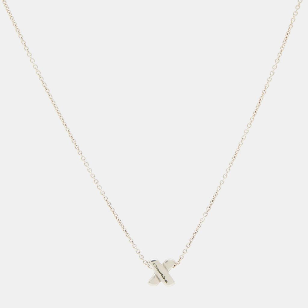 商品[二手商品] Tiffany & Co.|Tiffany & Co. X Sterling Silver Pendant Necklace,价格¥1579,第1张图片