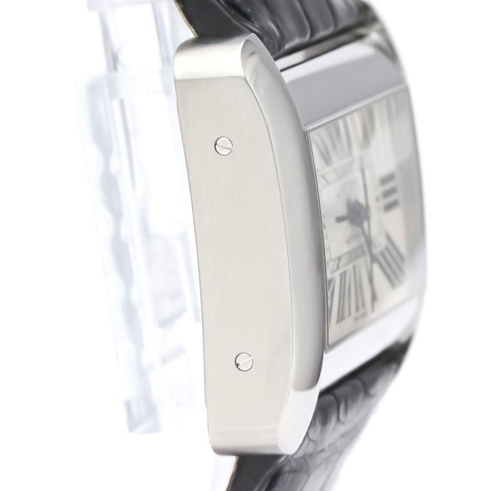 Cartier Silver Stainless Steel Tank Divan W6300755 Automatic Men's Wristwatch 38 mm商品第6张图片规格展示
