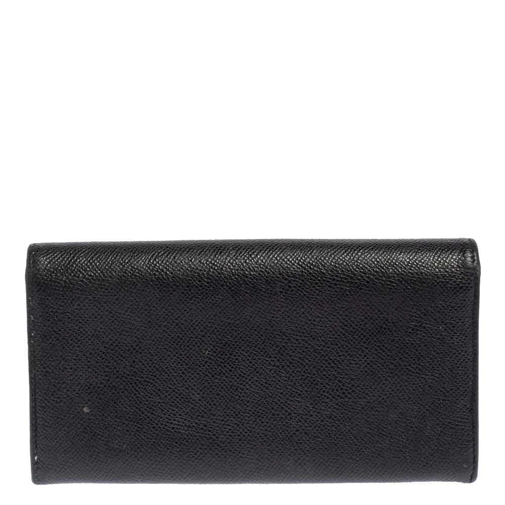 商品[二手商品] BVLGARI|Bvlgari Black Leather Bvlgari Bvlgari Continental Wallet,价格¥913,第4张图片详细描述
