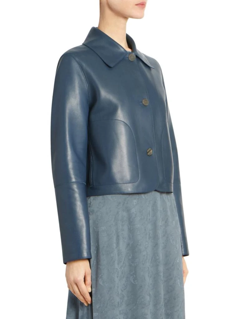 商品Loewe|Crop Leather Jacket,价格¥8038,第3张图片详细描述