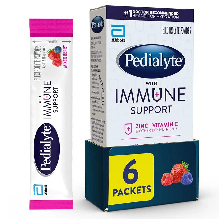 商品Pedialyte|With Immune Support Electrolyte Powder Mixed Berry,价格¥121,第1张图片