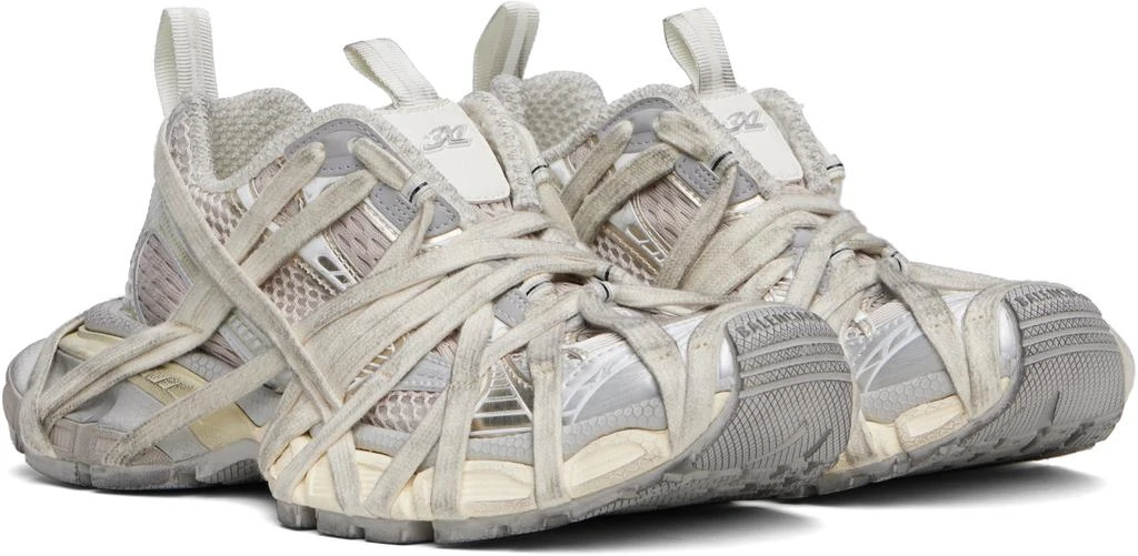 商品Balenciaga|Gray 3XL Extreme Lace Sneakers,价格¥10487,第4张图片详细描述