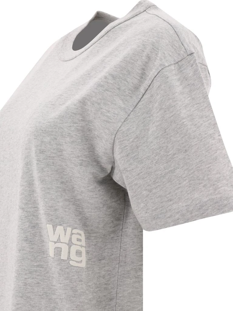 商品Alexander Wang|Puff Logo T-Shirt T-Shirts Grey,价格¥870,第4张图片详细描述