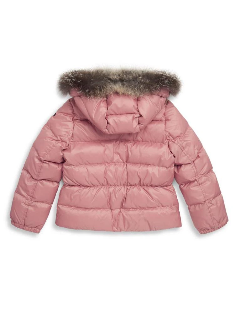 商品Burberry|Little Girl's & Girl's Down-Filled Fox Fur Puffer Jacket,价格¥2467,第2张图片详细描述