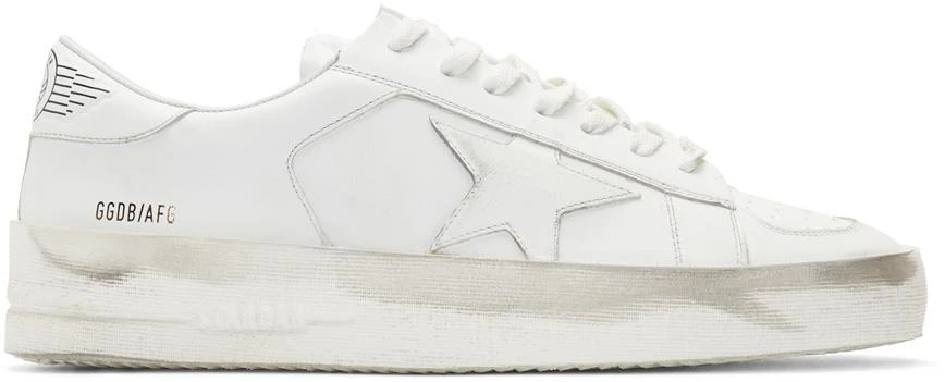 商品Golden Goose|White Stardan Star Sneakers,价格¥2776,第1张图片