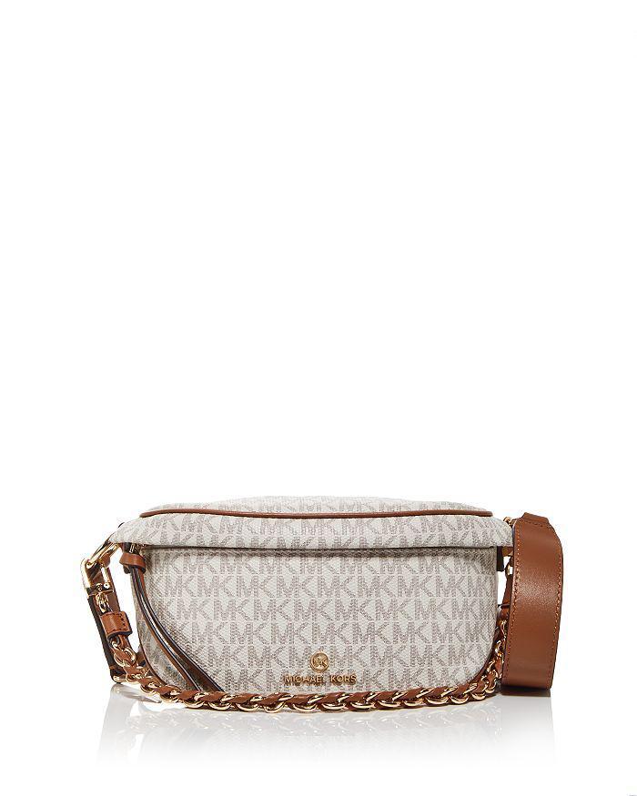 商品Michael Kors|Signature Print Extra Small Sling Shoulder Bag,价格¥1438,第1张图片