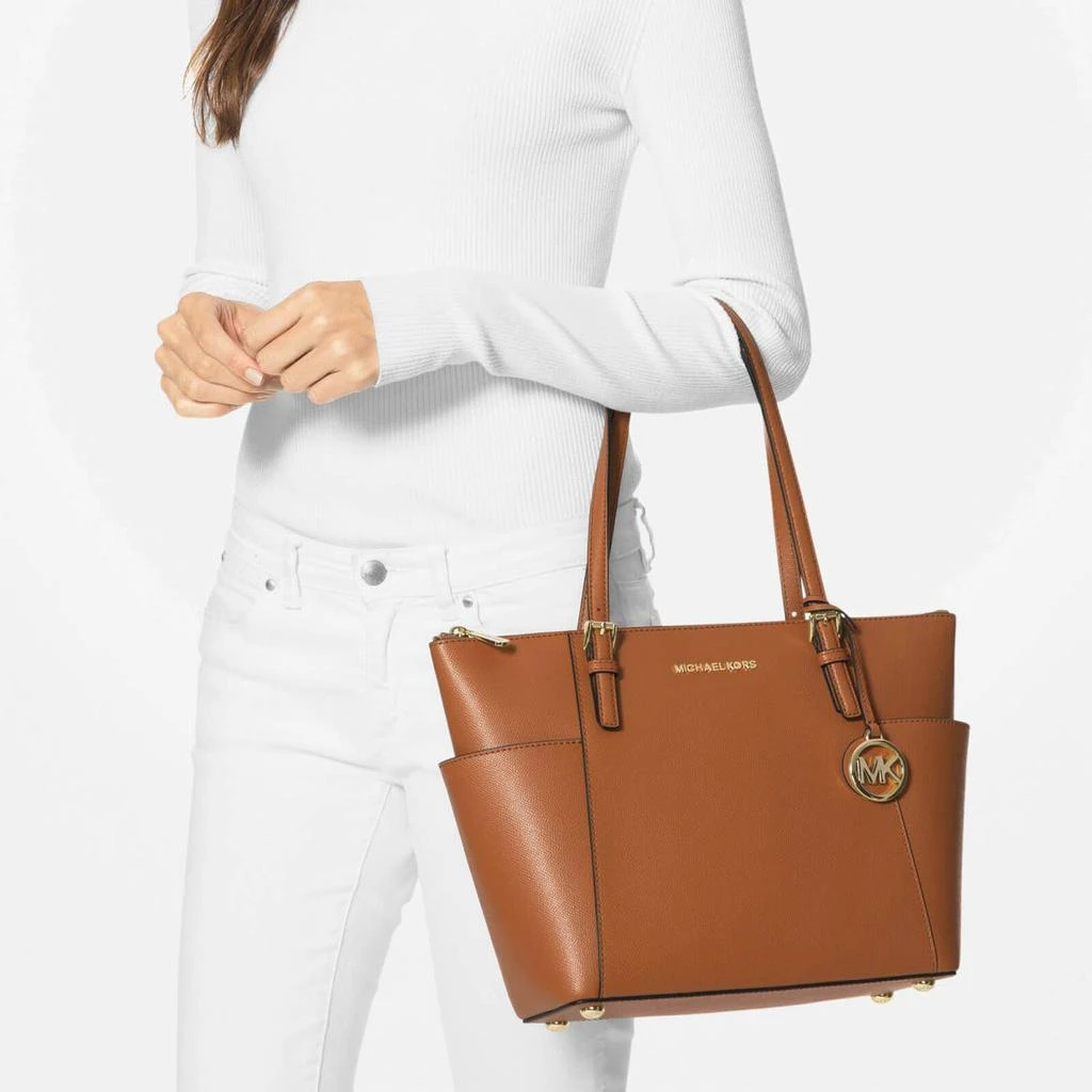 商品Michael Kors|MICHAEL MICHAEL KORS Women's Jet Set Pocket Tote - Luggage,价格¥1677,第2张图片详细描述