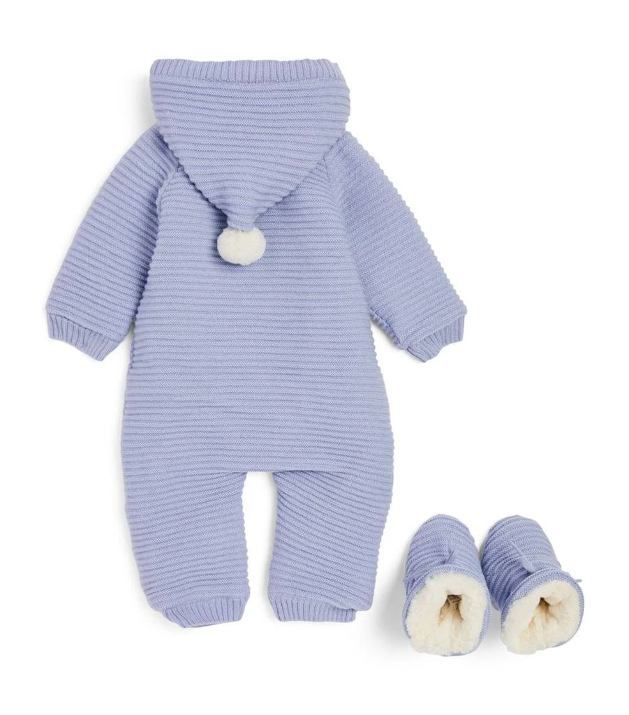 商品Paz Rodriguez|Knitted Snowsuit and Boots Set (1-12 Months),价格¥942,第3张图片详细描述