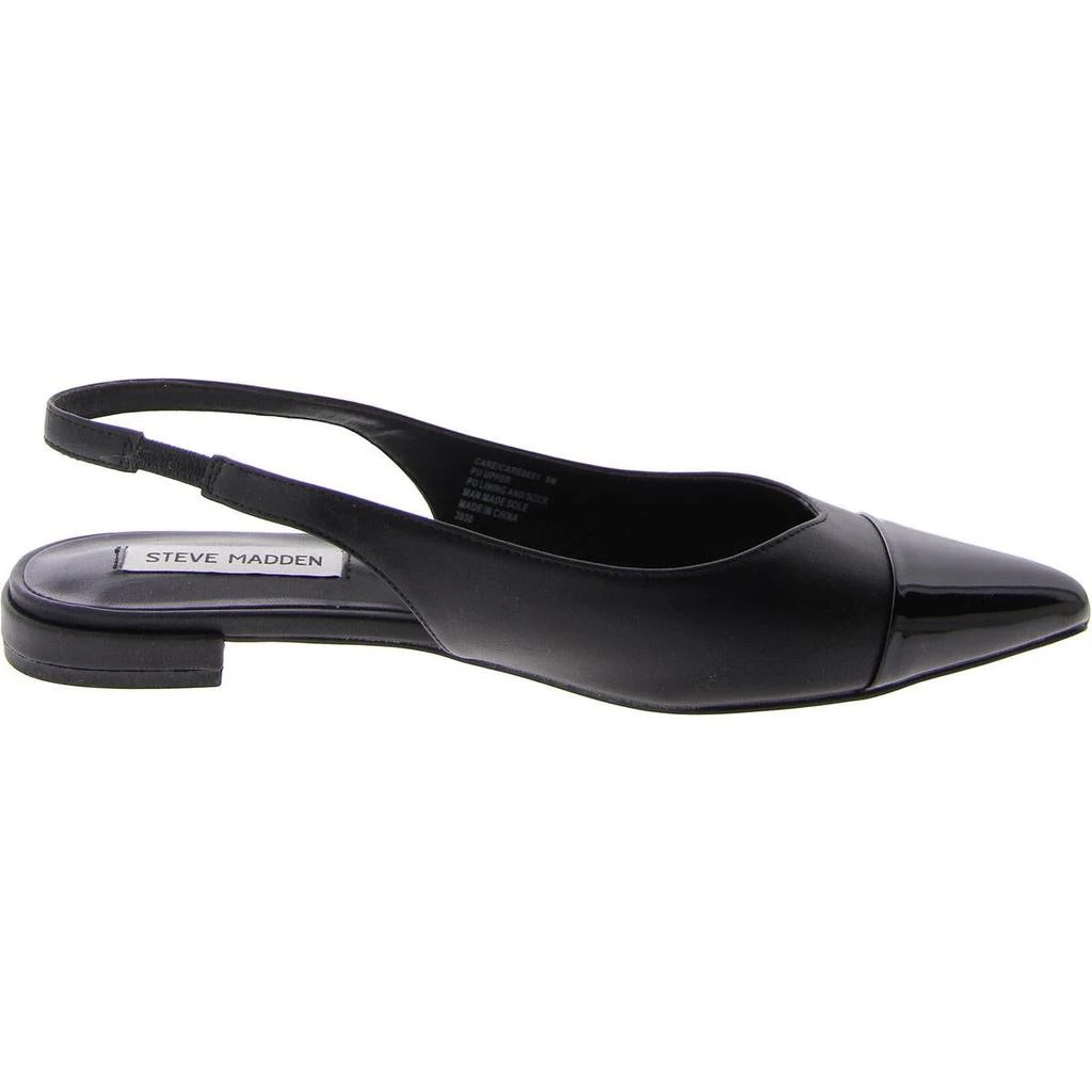 商品Steve Madden|Care Womens Faux Leather Pointed Toe Slingbacks,价格¥206,第2张图片详细描述