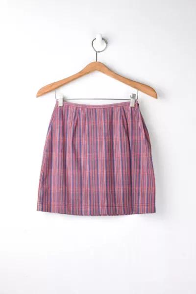 Vintage Y2k Esprit Plaid Mini Skirt商品第1张图片规格展示