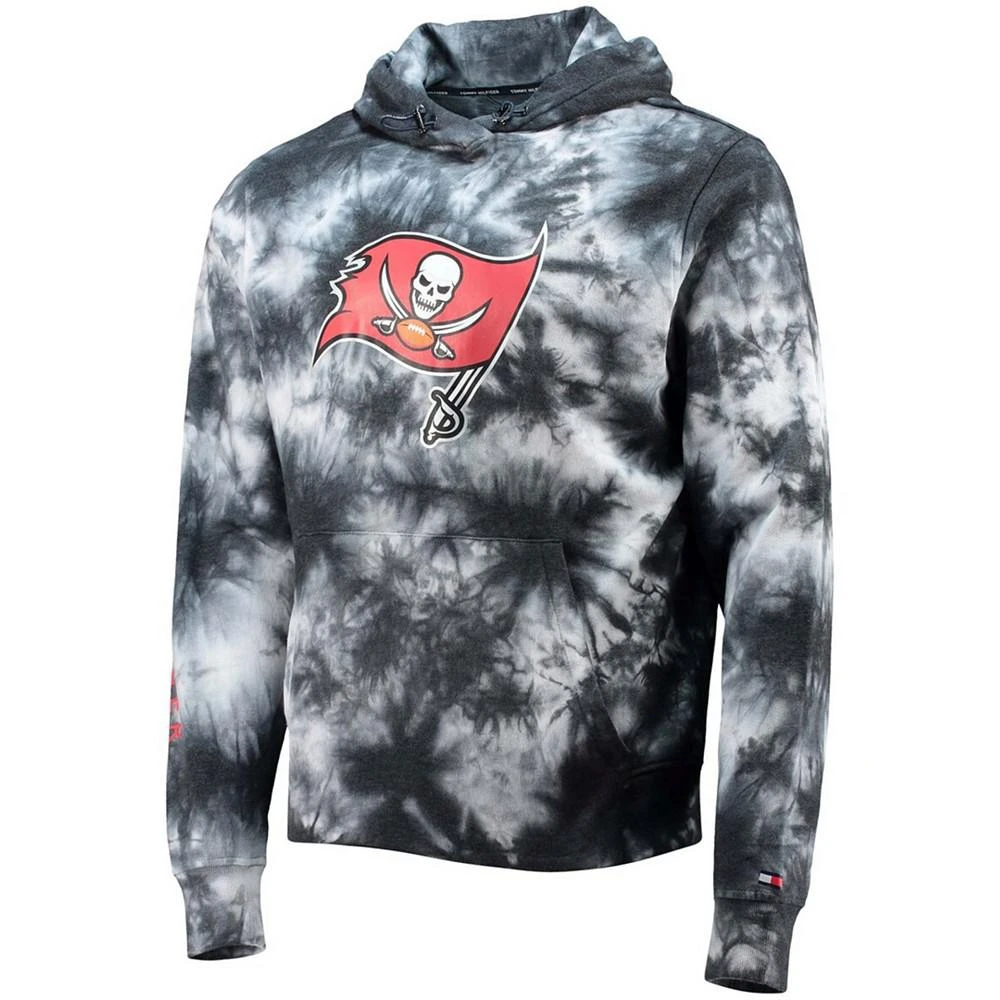 商品Tommy Hilfiger|Men's Black Tampa Bay Buccaneers Stanley Tie-Dye Pullover Hoodie,价格¥567,第2张图片详细描述