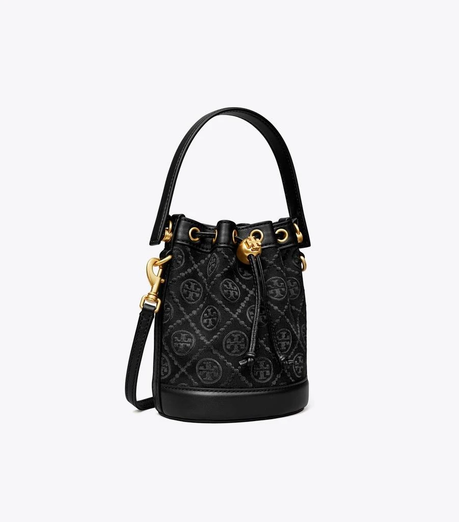 商品Tory Burch|Mini T Monogram Bucket Bag,价格¥3063,第1张图片