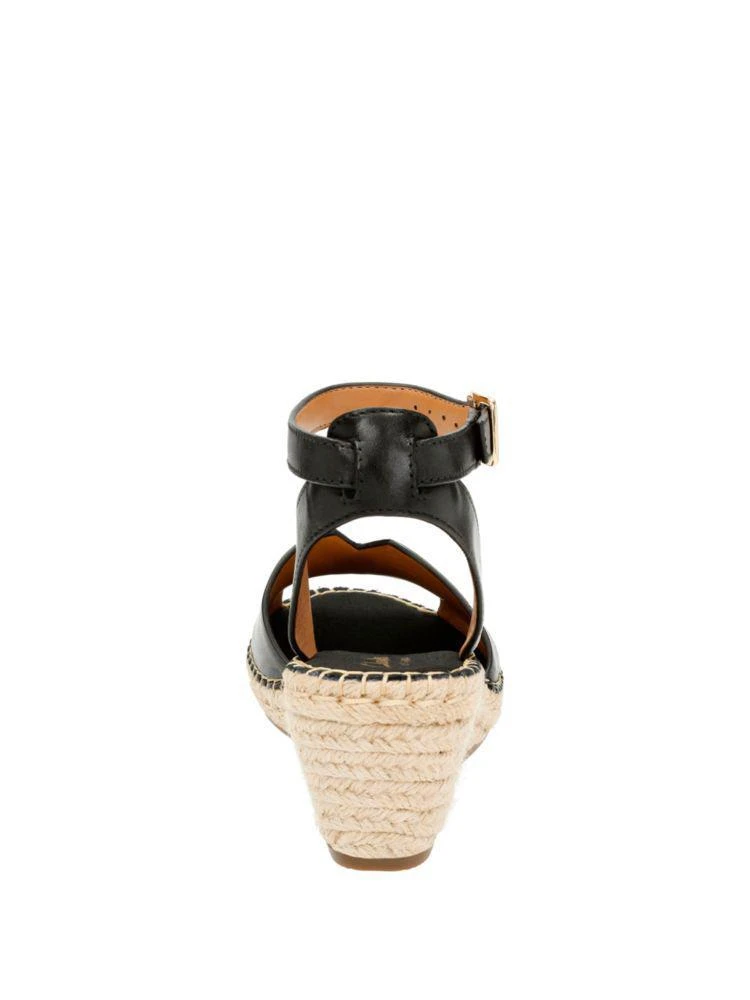 商品Clarks|Clarks Artisan Petrina Selma Full Grain Leather Wedge Espadrilles,价格¥752,第5张图片详细描述