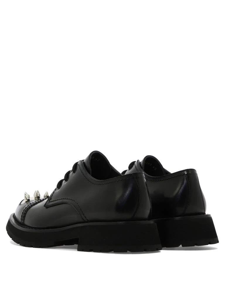 商品Alexander McQueen|Alexander mcqueen men's black other materials lace up shoes,价格¥7145,第4张图片详细描述