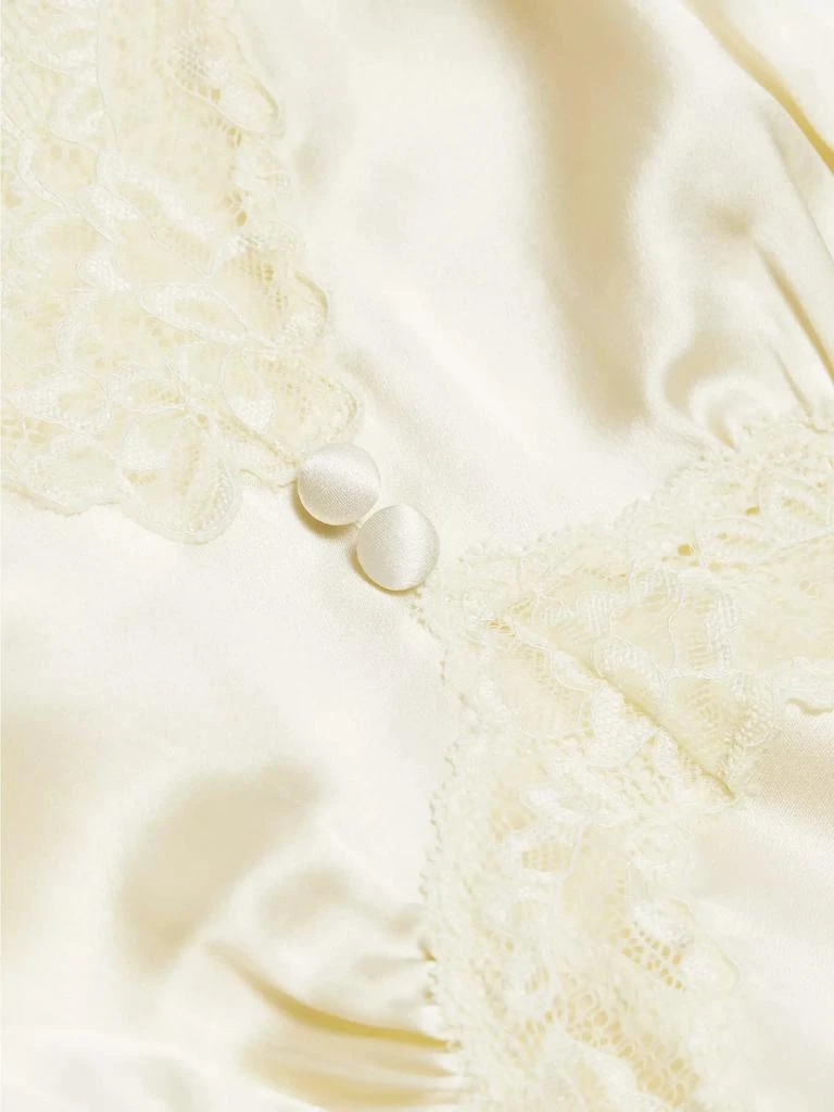 Dolly Lace-Trimmed Silk Blouse 商品