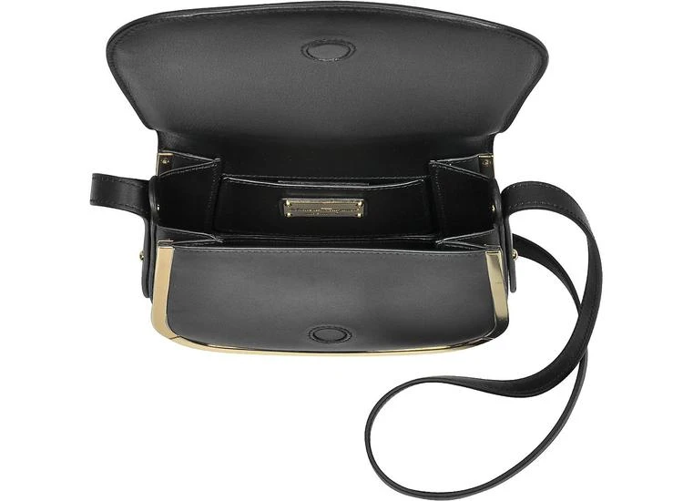 商品Salvatore Ferragamo|Salvatore Ferragamo 菲拉格慕 Sabine 黑色皮革小号斜挎包,价格¥7337,第4张图片详细描述