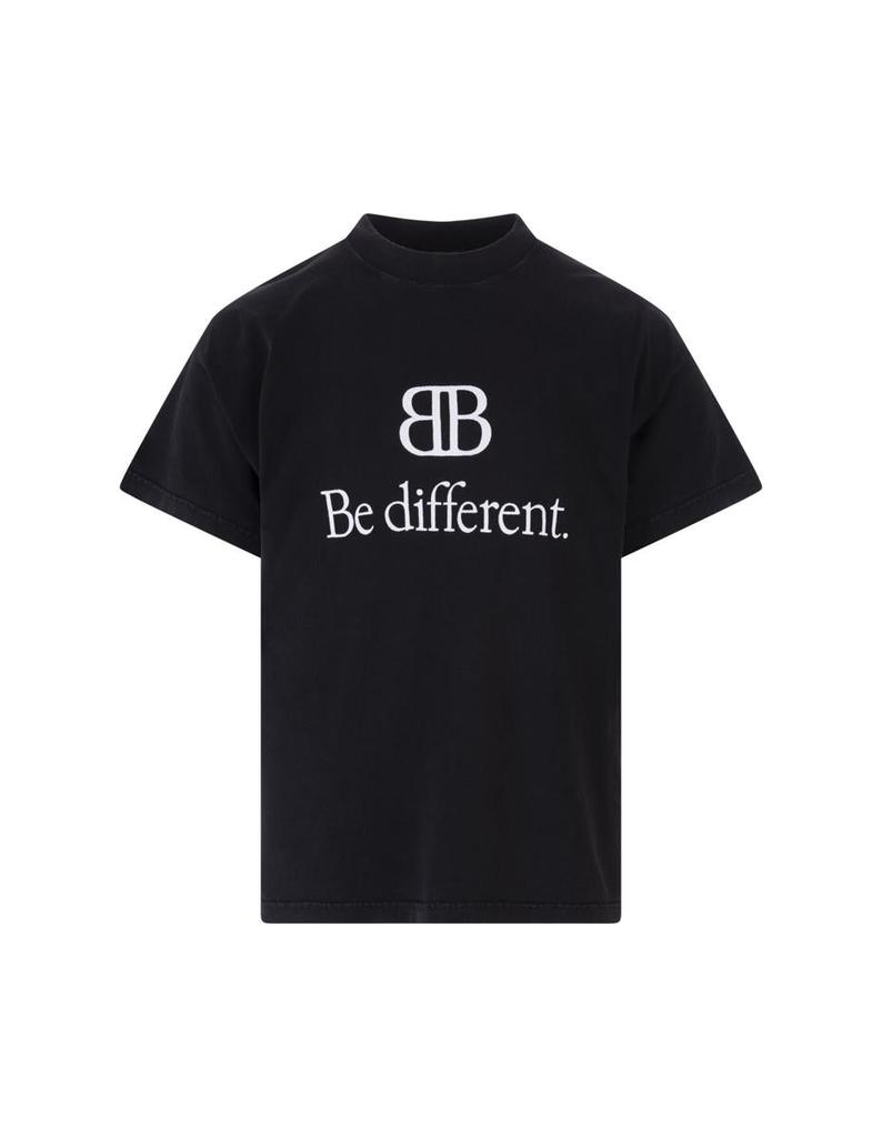 BALENCIAGA BB Be Different Large Fit T-Shirt In商品第1张图片规格展示