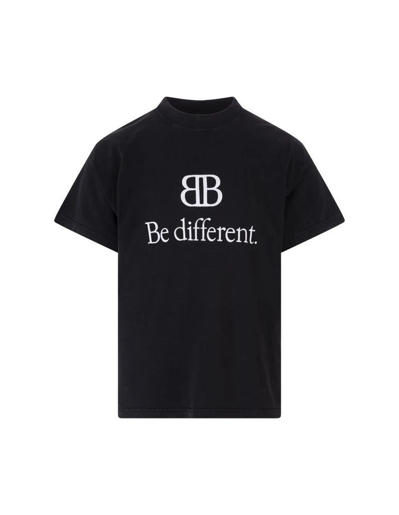 商品Balenciaga|BALENCIAGA BB Be Different Large Fit T-Shirt In,价格¥4117,第1张图片