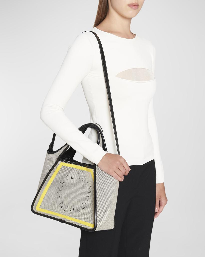 商品Stella McCartney|Salt & Pepper Logo Canvas Crossbody Bag,价格¥8593,第5张图片详细描述