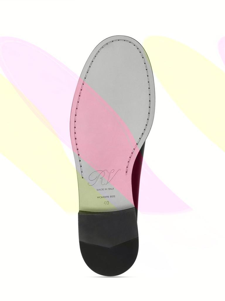 商品Roger Vivier|20mm New Mocassino Leather Loafers,价格¥8432,第4张图片详细描述