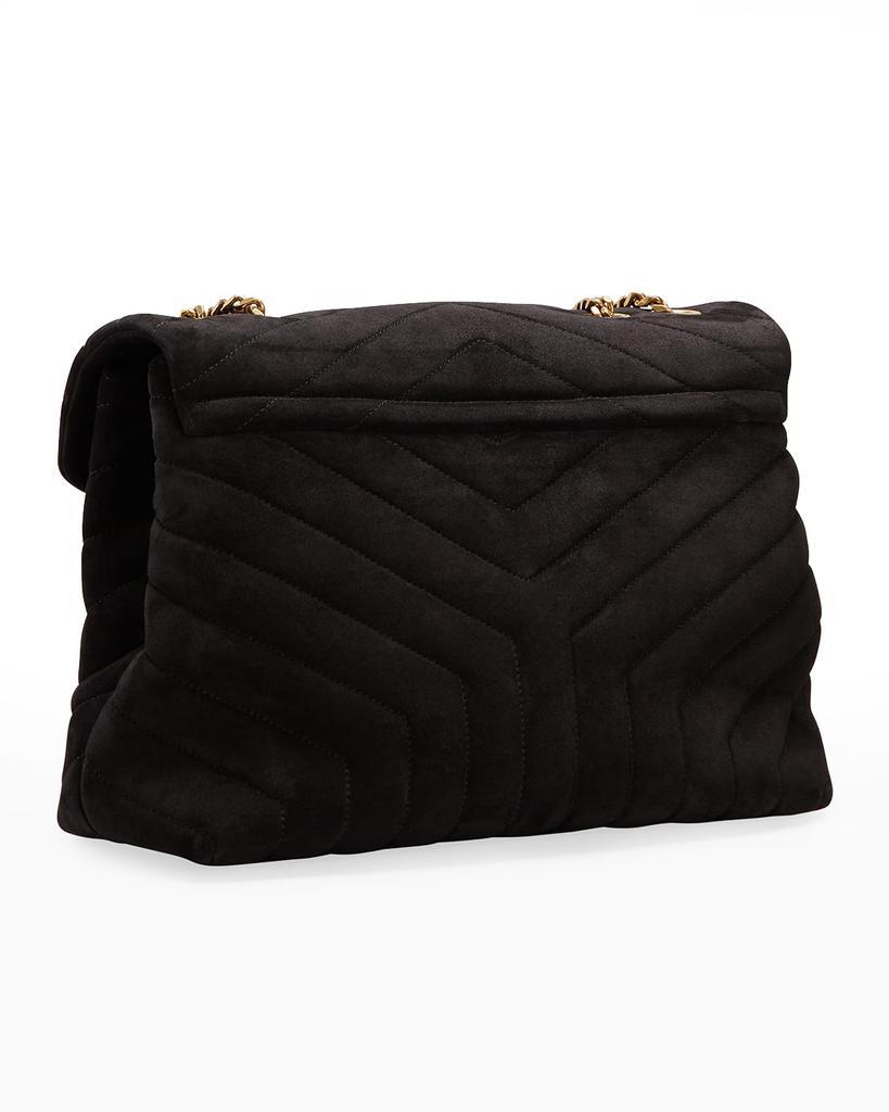 商品Yves Saint Laurent|Loulou Small Monogram YSL Suede V-Flap Shoulder Bag,价格¥23011,第6张图片详细描述