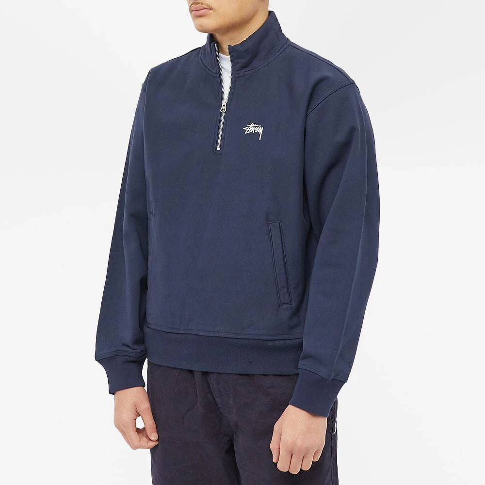 商品STUSSY|Stussy Stock Logo Quarter Zip,价格¥683,第2张图片详细描述