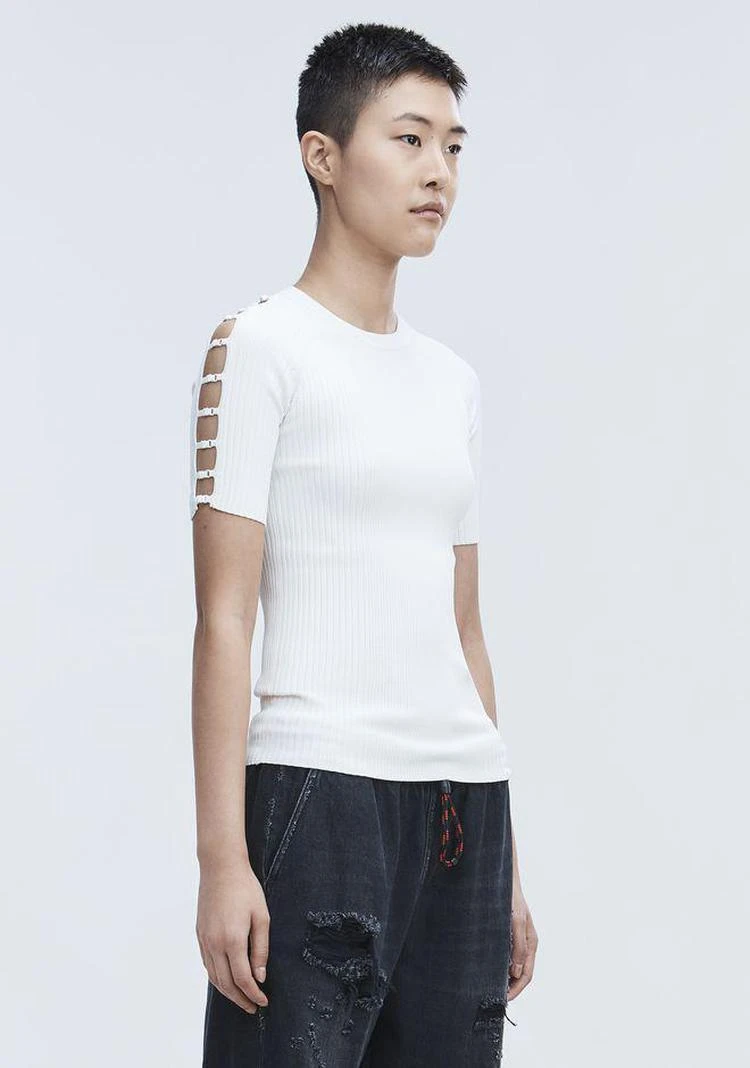 商品Alexander Wang|BRA STRAP RAGLAN TEE,价格¥979,第5张图片详细描述