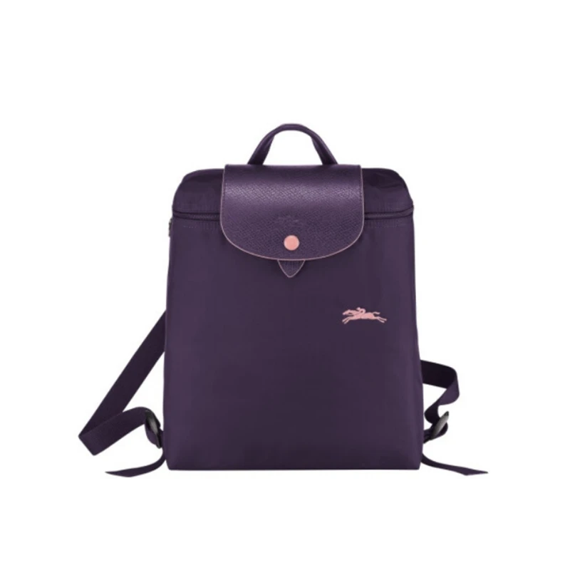 LONGCHAMP 珑骧 女士织物可折叠女包双肩包包 葡萄紫  L1699619645 商品