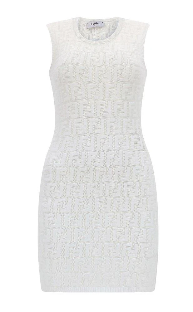 商品Fendi|Fendi Allover FF Motif Sleeveless Crewneck Dress,价格¥11851,第1张图片