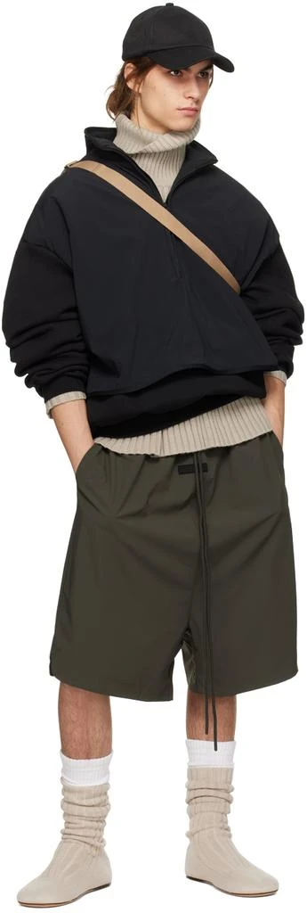 商品Essentials|Black Half-Zip Sweatshirt,价格¥922,第4张图片详细描述