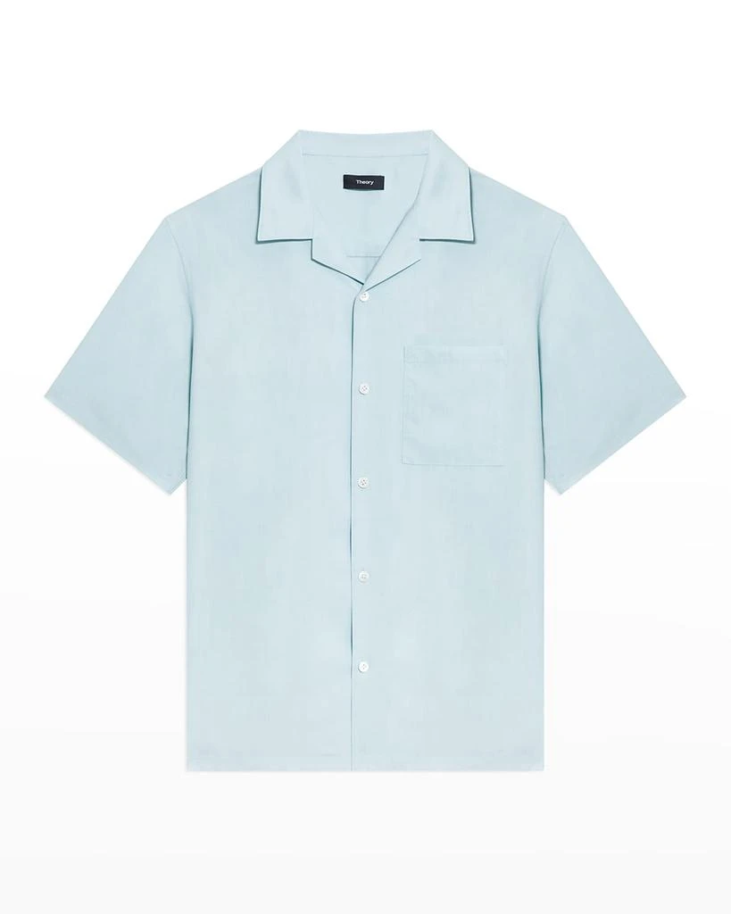 商品Theory|Men's Noll Flow Camp Shirt,价格¥620,第2张图片详细描述