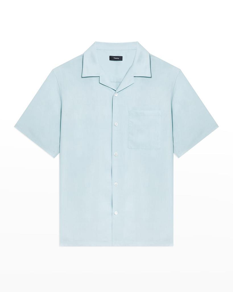 商品Theory|Men's Noll Flow Camp Shirt,价格¥846,第4张图片详细描述