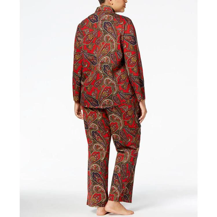 商品Ralph Lauren|Plus Size Printed Pajama Set,价格¥170,第2张图片详细描述
