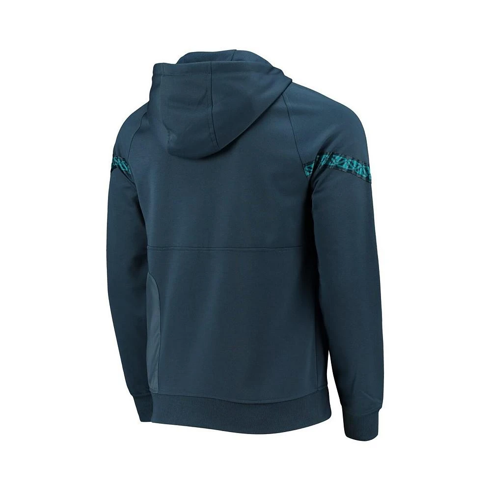 商品NIKE|Men's Blue Club America Travel Fleece Performance Raglan Half-Zip Hoodie,价格¥778,第3张图片详细描述