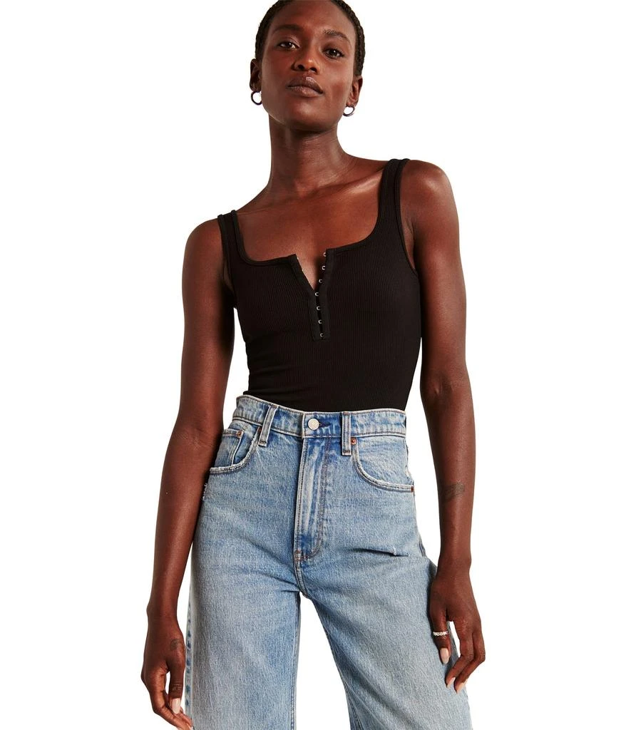 商品Abercrombie & Fitch|Seamless Rib Bodysuit,价格¥298,第1张图片