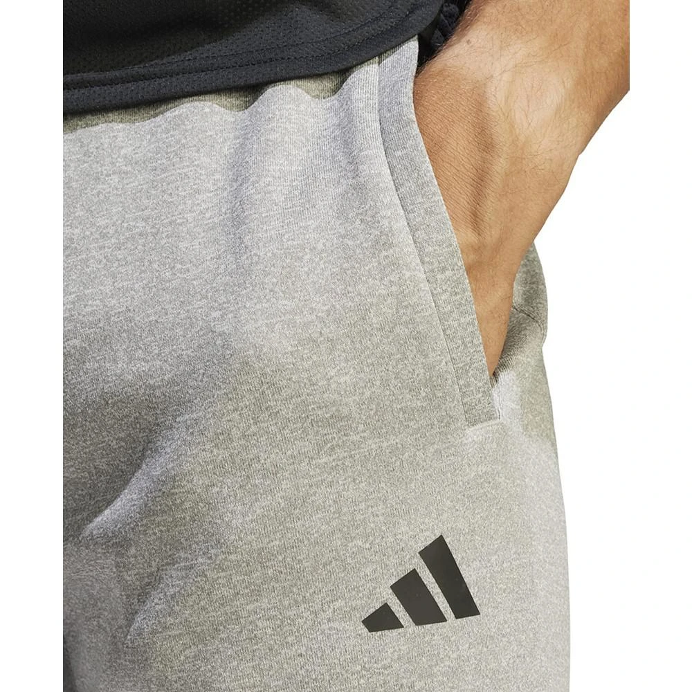 商品Adidas|Men's Game & Go Small Logo Training Moisture-Wicking Open Hem Fleece Joggers,价格¥443,第4张图片详细描述