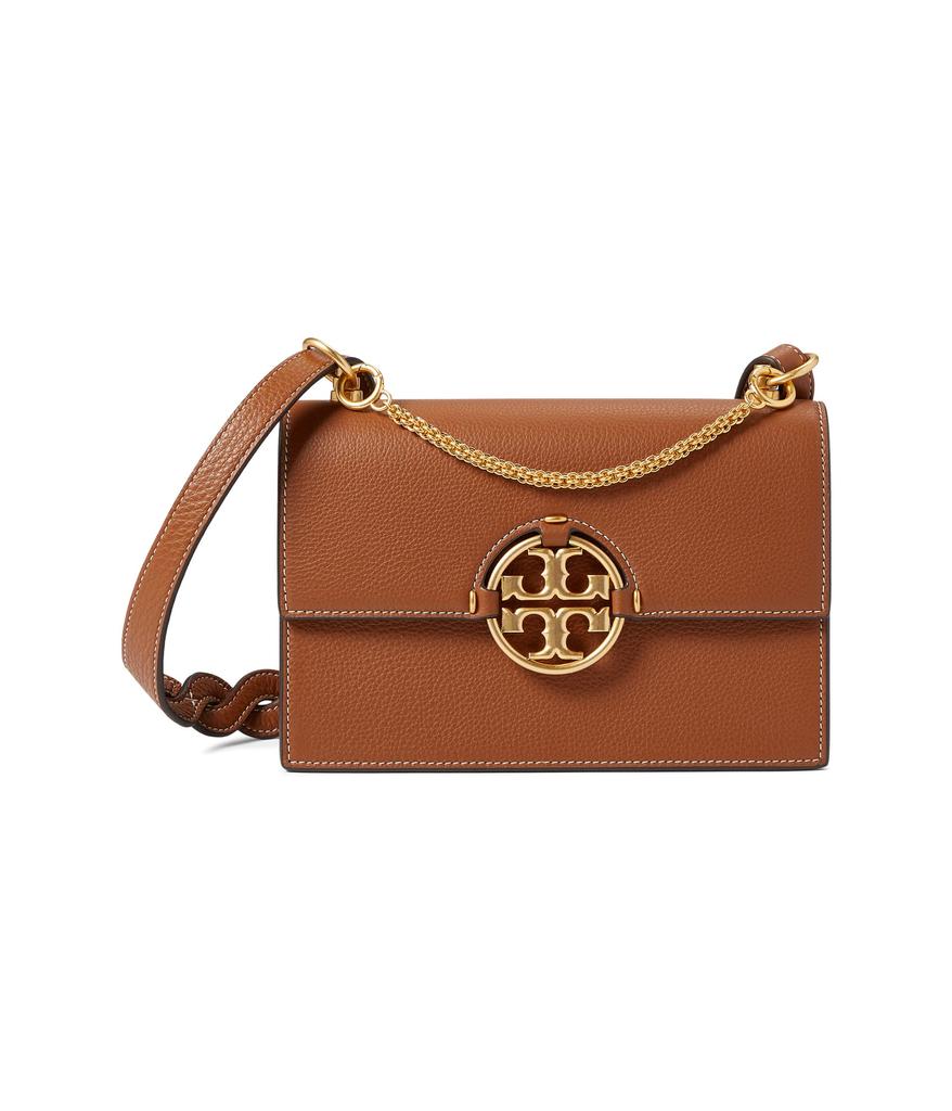 Tory Burch Open Box - Tory Burch Ladies Miller Shoulder Bag- Light Umber  81688-905 - Handbags - Jomashop