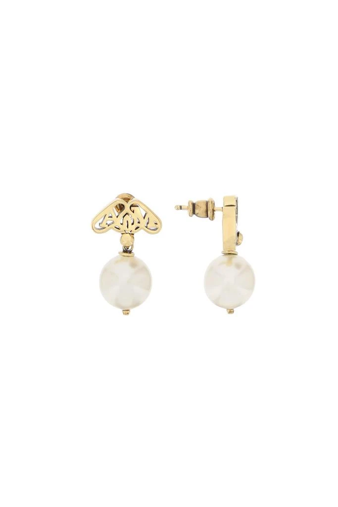 商品Alexander McQueen|pearl and seal earrings,价格¥1283,第1张图片