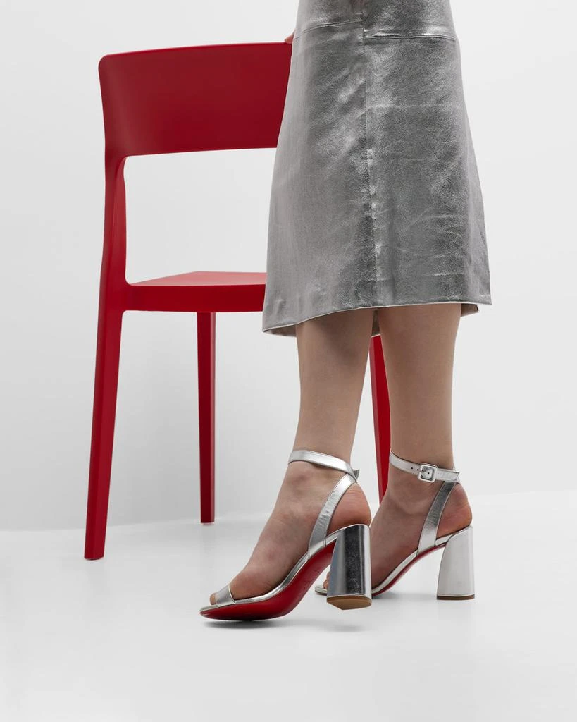 商品Christian Louboutin|Miss Sabina Red Sole Ankle-Strap Sandals,价格¥7334,第2张图片详细描述