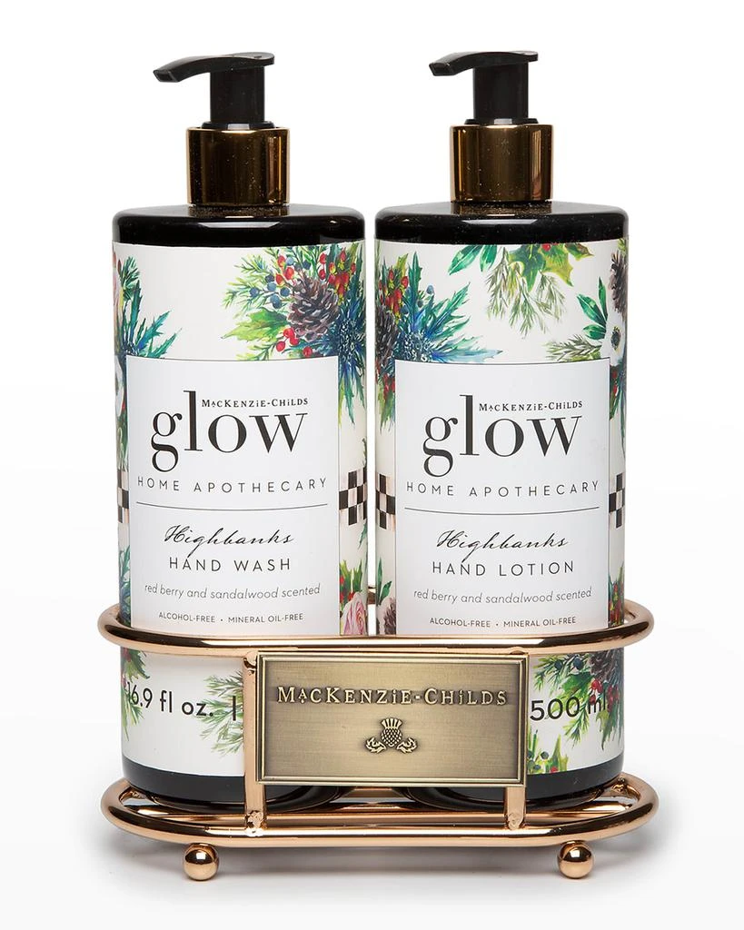 商品MacKenzie-Childs|Highbanks Soap & Lotion Caddy Set,价格¥673,第1张图片
