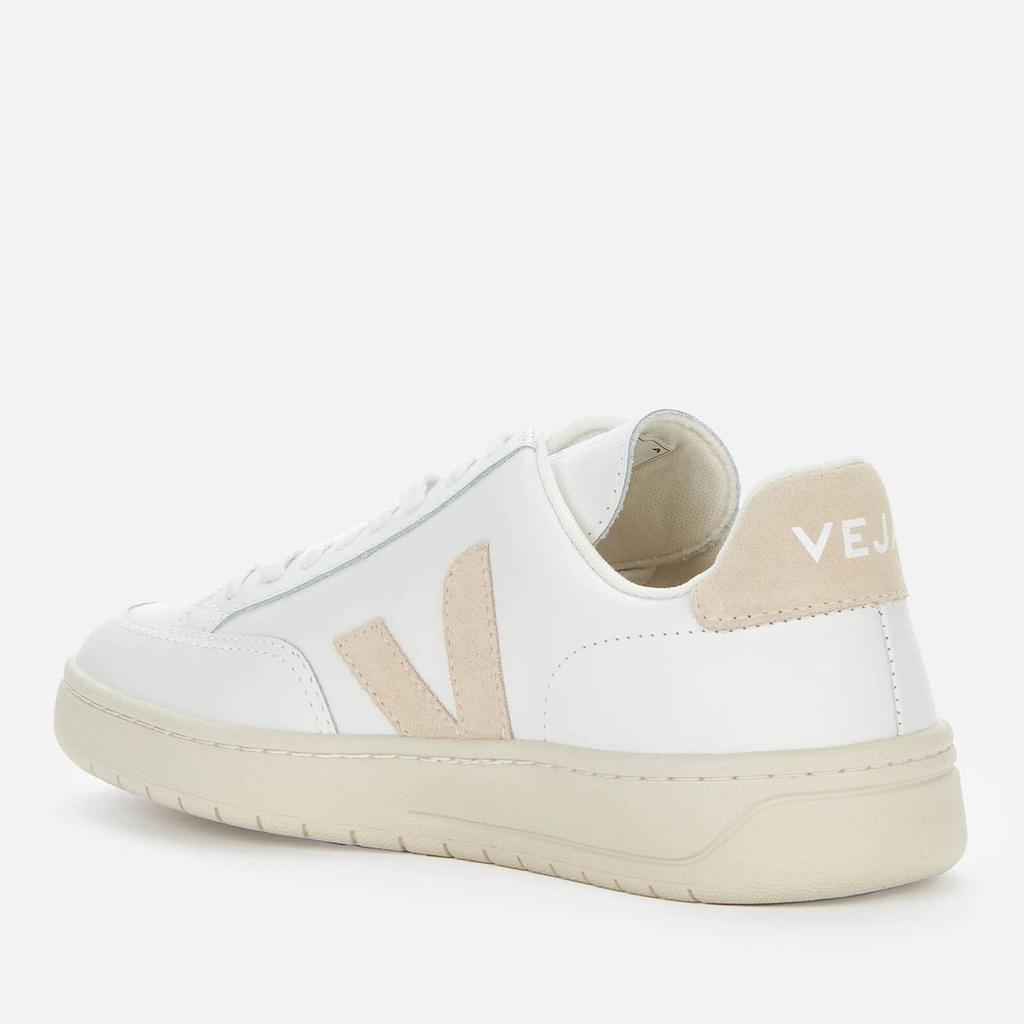 Veja Women's V-12 Leather Trainers - Extra White/Sable商品第2张图片规格展示