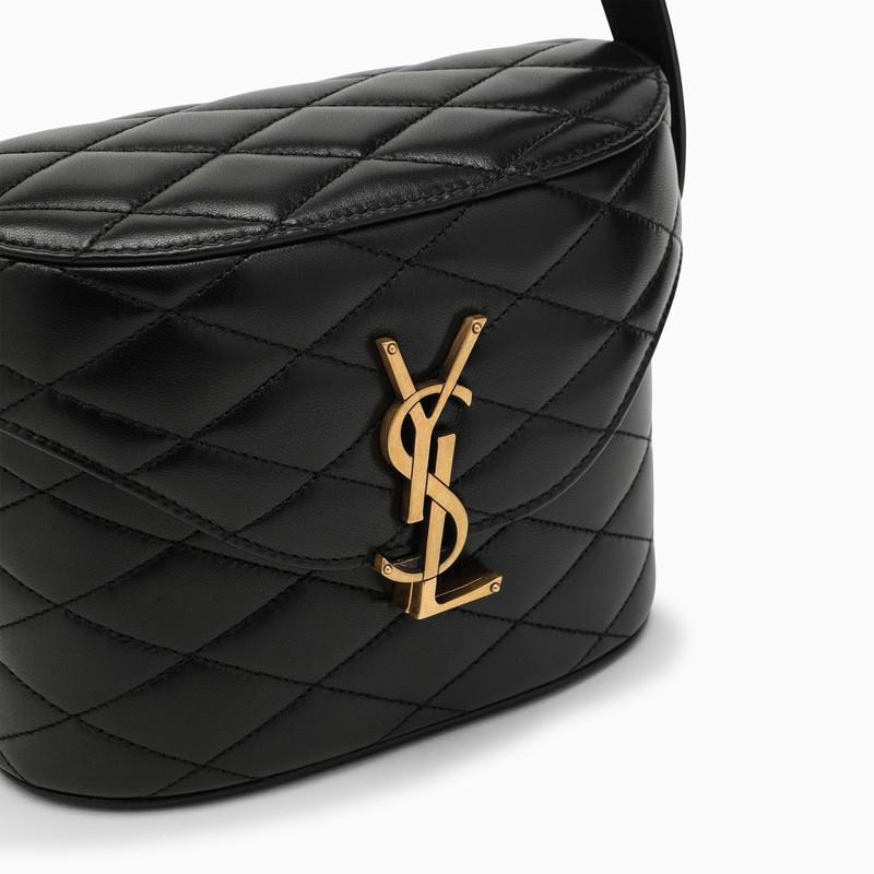 VIP【関税送料無料】希少 SAINT LAURENT BLACK CROSSBODY BAG Yves Saint Laurent Box Bag June black quilted leather