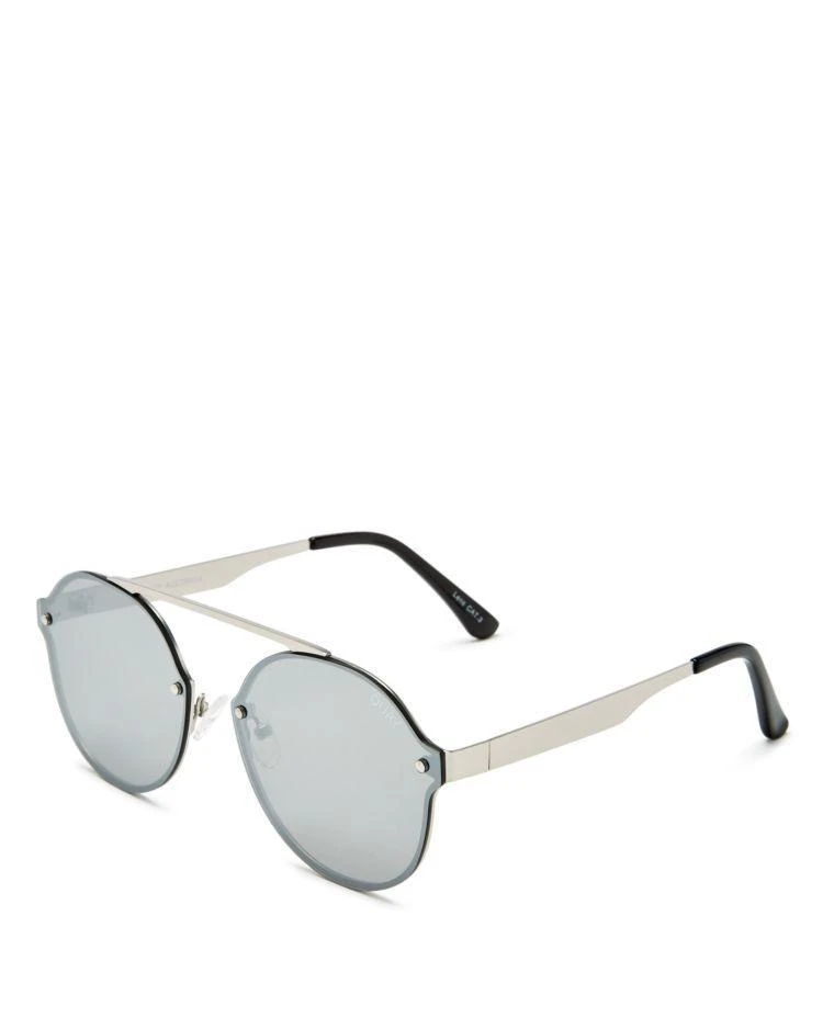 商品Quay|Women's Camden Heights Mirrored Round Sunglasses, 64mm,价格¥445,第2张图片详细描述