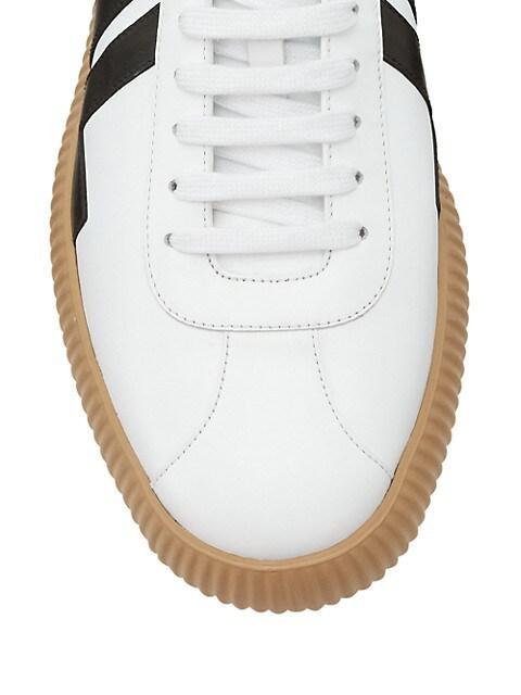 商品Lanvin|Glen Arpege Low-Top Leather Sneakers,价格¥3274,第6张图片详细描述