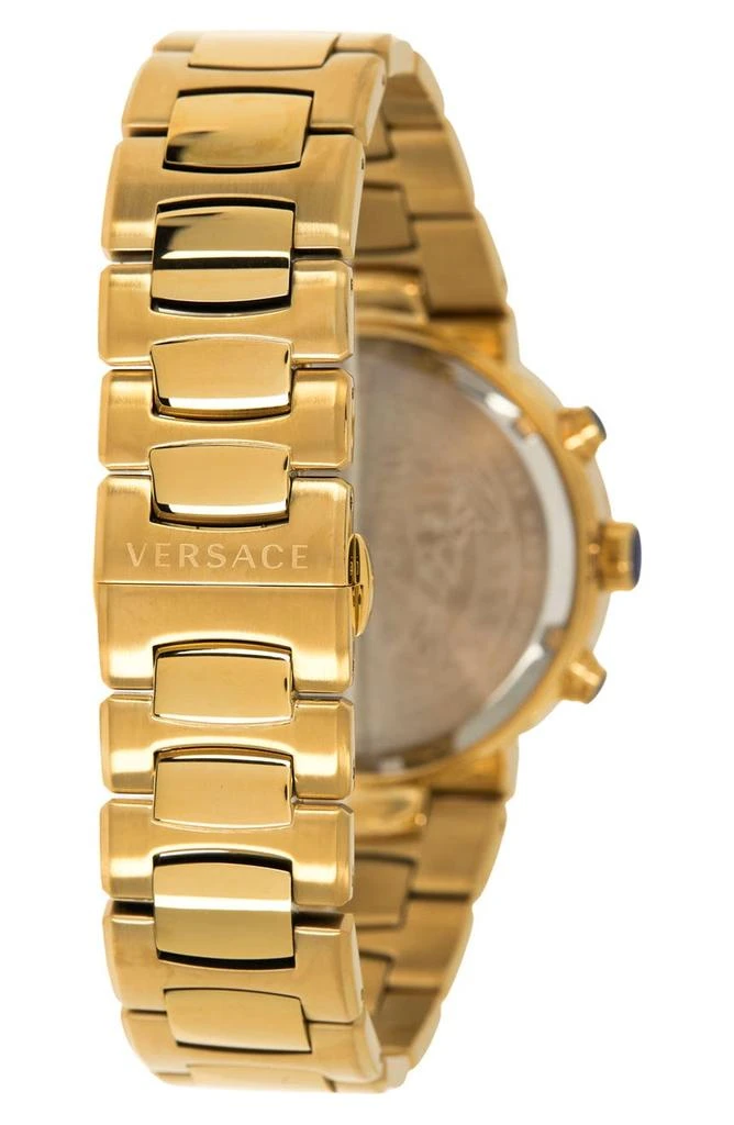 商品Versace|Chronograph Stainless Steel Bracelet Strap Watch, 43mm,价格¥5579,第2张图片详细描述