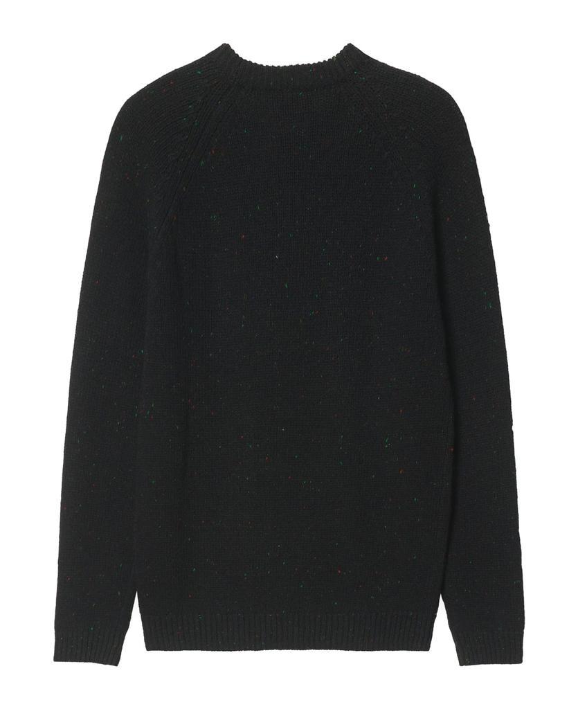 商品Carhartt|Black Lambswool And Cotton-blend Jumper,价格¥954,第4张图片详细描述